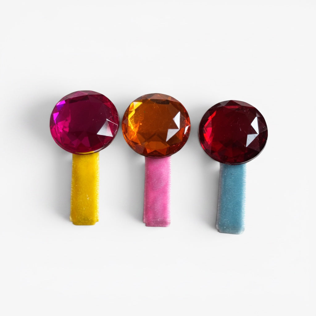 Lollipop Gem Hair Clips