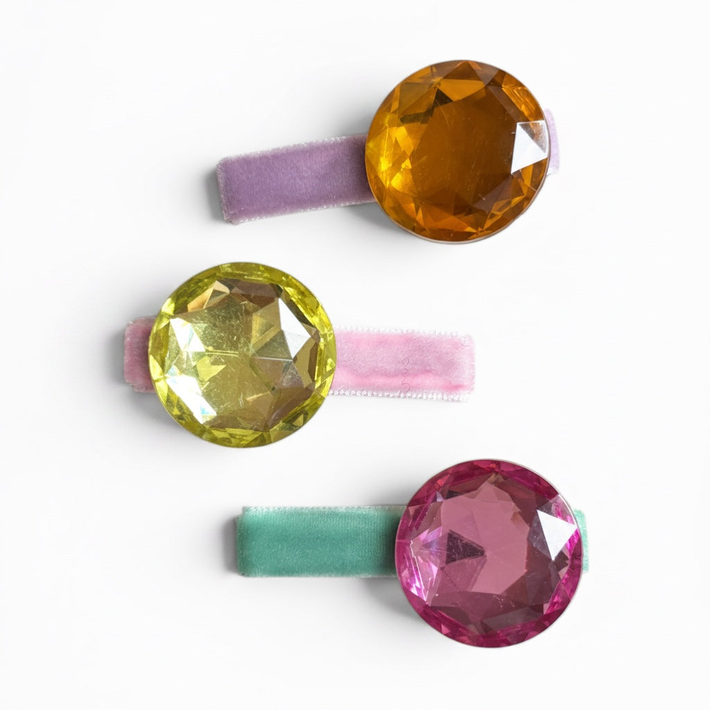Lollipop Gem Hair Clips