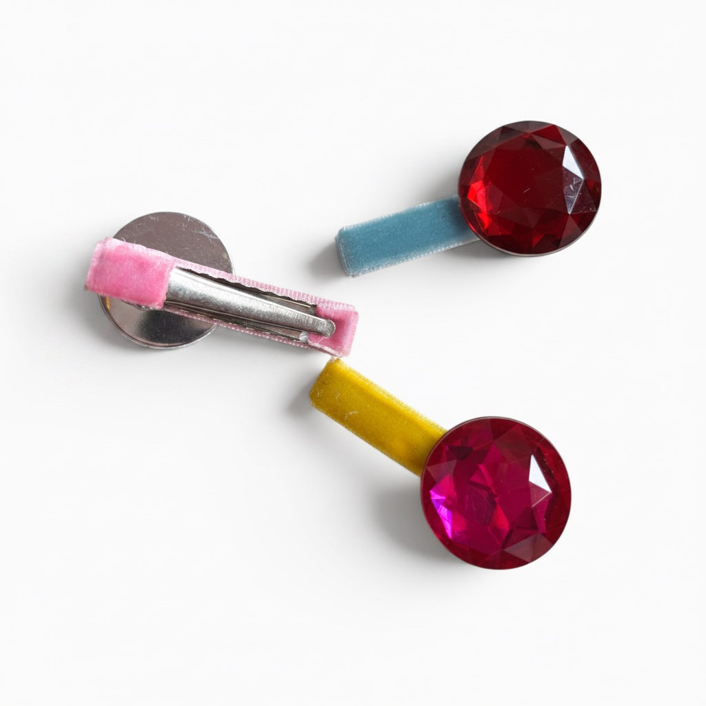 Lollipop Gem Hair Clips