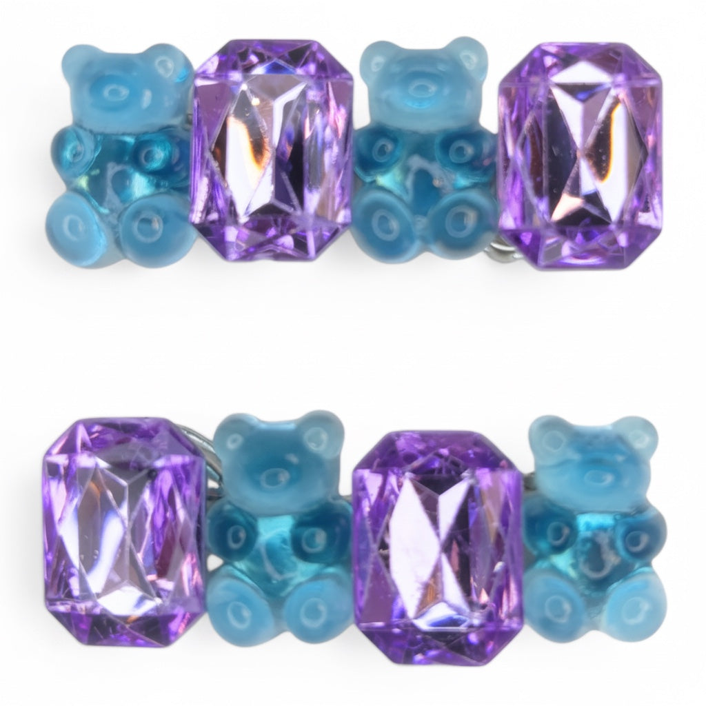 Gummy Bear Gem Hair Clips