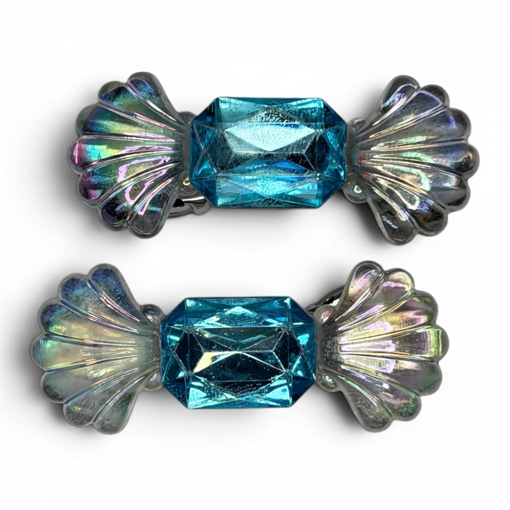 Mermaid Lagoon Sugar Shell Clips