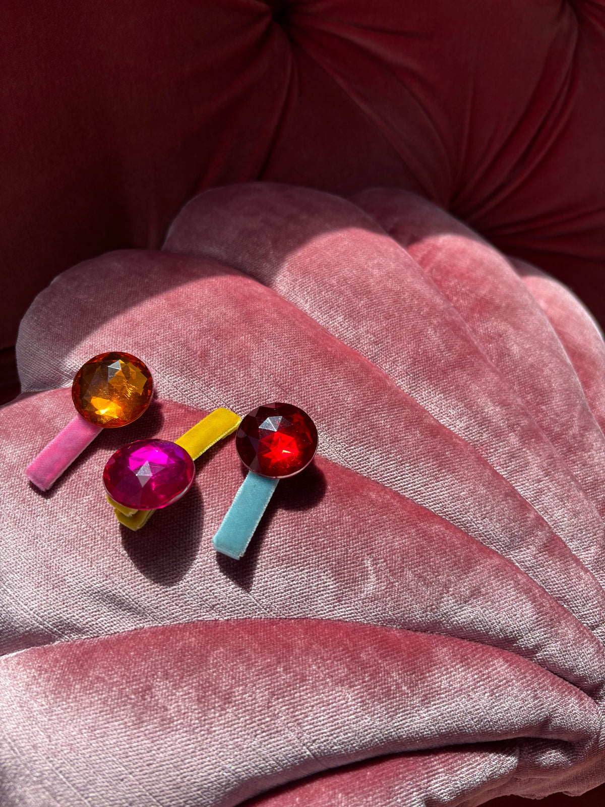 Lollipop Gem Hair Clips
